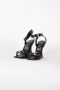 Versace Jeans Couture Zwarte Sandalen voor Stijlvolle Look Black Dames - Thumbnail 3