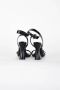Versace Jeans Couture Zwarte Sandalen voor Stijlvolle Look Black Dames - Thumbnail 4
