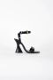 Versace Jeans Couture Zwarte Sandalen voor Stijlvolle Look Black Dames - Thumbnail 5