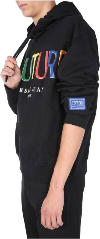 Versace Jeans Couture Katoenen Hoodie met Regenbooglogo