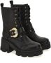 Versace Jeans Couture Zwarte enkellaarzen voor vrouwen Black Dames - Thumbnail 9