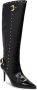 Versace Jeans Couture Zwarte enkellaarzen voor vrouwen Black Dames - Thumbnail 9