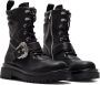 Versace Jeans Couture Zwarte Enkellaarsjes voor Dames met 5 cm Hak Black Dames - Thumbnail 9