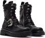 Versace Jeans Couture Zwarte Enkellaarsjes voor Dames met 5 cm Hak Black Dames - Thumbnail 5