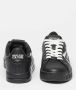Versace Jeans Couture Zwarte Fondo Court Sneakers met Inscriptie Black Heren - Thumbnail 10
