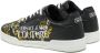 Versace Jeans Couture Zwarte leren logo sneakers Black Heren - Thumbnail 3