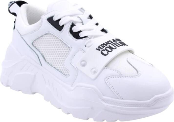 Versace Jeans Speedtrack Dis Sc4 Lage sneakers Leren Sneaker Heren Wit - Foto 13