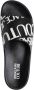 Versace Jeans Couture Zwarte Logo Pool Slides Sandalen Black Heren - Thumbnail 17