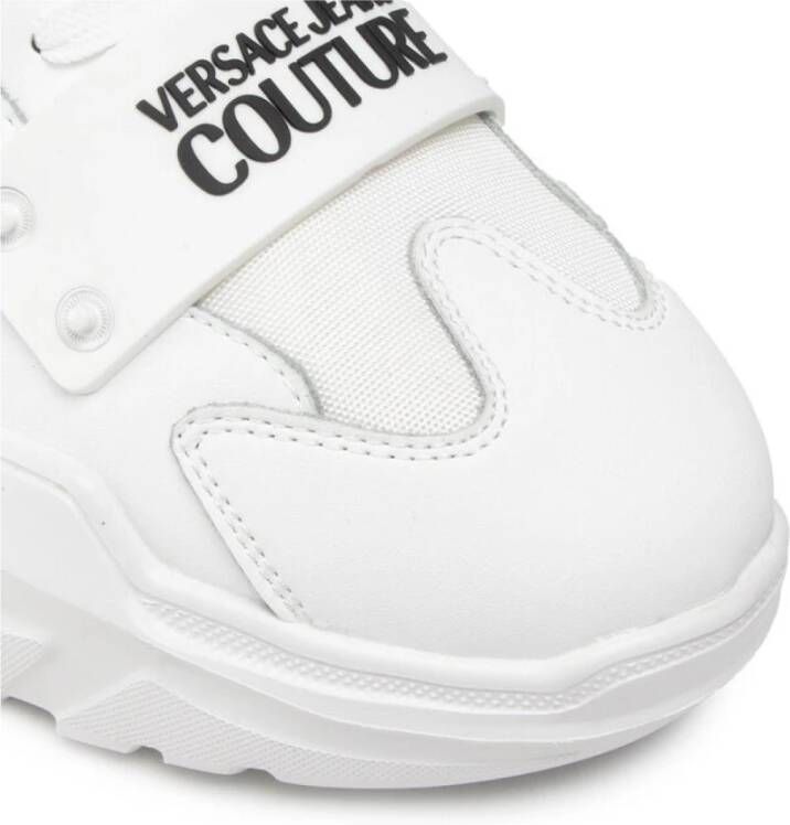 Versace Jeans Couture Logo Print Sneakers Blancs Model White Heren