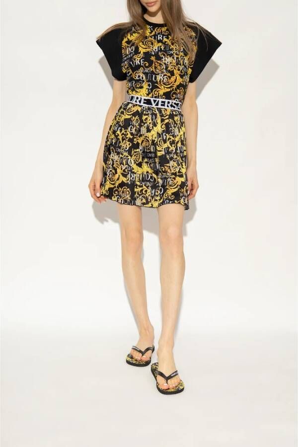 Versace Jeans Couture Merk-slides Zwart Dames