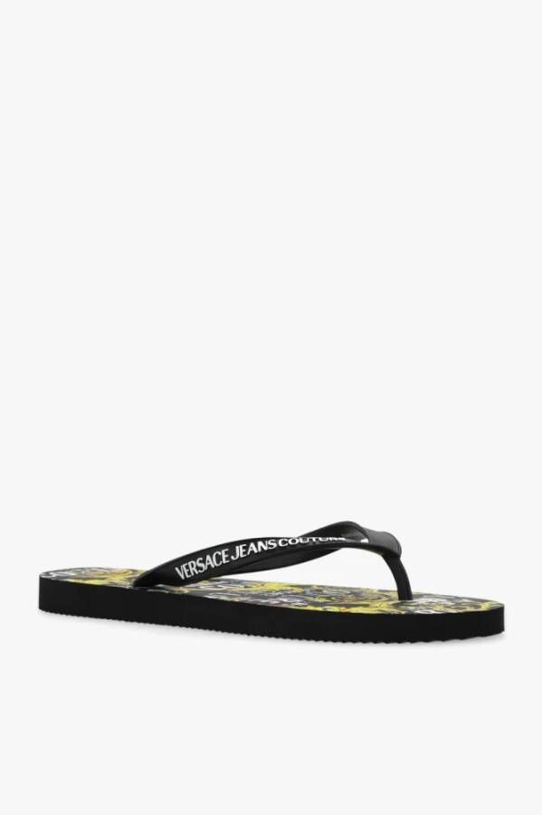 Versace Jeans Couture Merk-slides Zwart Dames