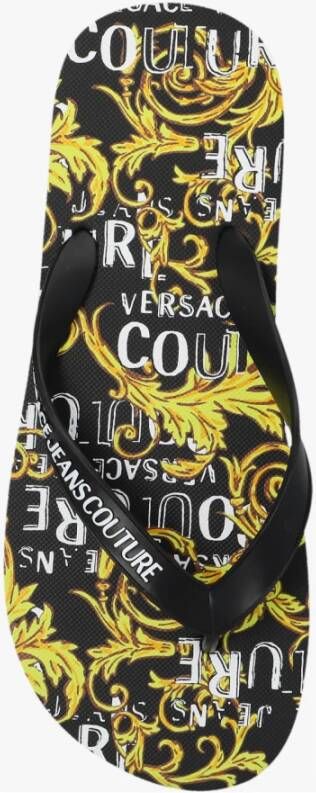 Versace Jeans Couture Merk-slides Zwart Dames