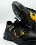 Versace Jeans Couture Barok Detail Zwart Leren Platte Schoenen Black Heren - Thumbnail 4