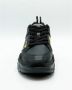 Versace Jeans Couture Barok Detail Zwart Leren Platte Schoenen Black Heren - Thumbnail 5