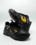 Versace Jeans Couture Barok Detail Zwart Leren Platte Schoenen Black Heren - Thumbnail 7