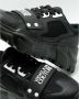 Versace Jeans Couture Lage profiel sneakers voor heren met gladde graaninzetten Black Heren - Thumbnail 9