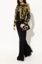Versace Jeans Couture Zwarte Satijnen Platform Pumps met Barok Gesp Black Dames - Thumbnail 6
