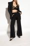 Versace Jeans Couture Zwarte halfhoge pumps met logo-plaque Black Dames - Thumbnail 7