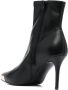 Versace Jeans Couture Zwarte Enkellaarsjes voor Dames Aw23 Black Dames - Thumbnail 4