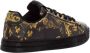 Versace Jeans Couture Gedrukte leren sneakers met gouden detail Black Dames - Thumbnail 10