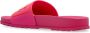 Versace Jeans Couture Rubberen slides met logo Pink Dames - Thumbnail 6