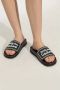 Versace Jeans Couture Rubberen slippers met logo Black Dames - Thumbnail 3