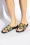 Versace Jeans Couture Versace Couture Heren Slippers Zwart 78YA3SQ4-ZS365 G89 - Thumbnail 11