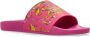 Versace Jeans Couture Rubberen slippers met print Pink Dames - Thumbnail 5