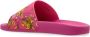 Versace Jeans Couture Rubberen slippers met print Pink Dames - Thumbnail 6