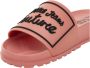 Versace Jeans Couture Slippers & Mules Fondo Shelly Dis. Sq2 in poeder roze - Thumbnail 3