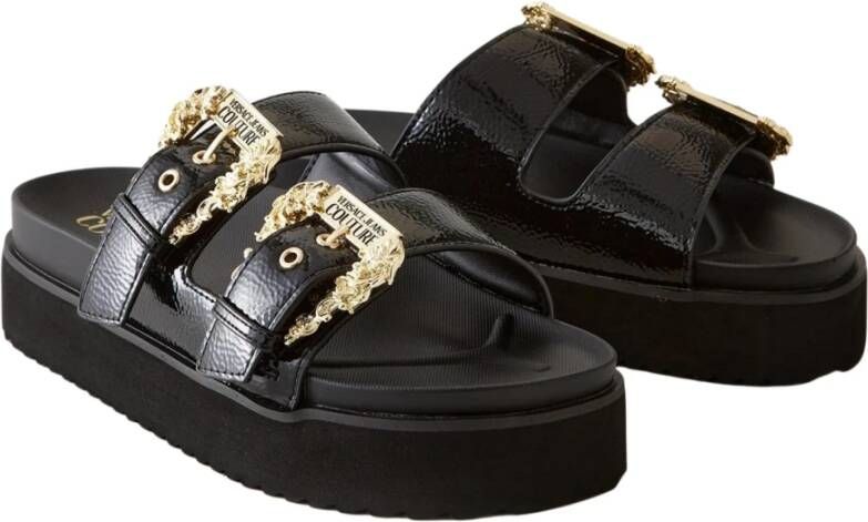 Versace Jeans Couture Sandalen 74Va3Sm1 Zs539 899 Zwart Dames