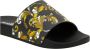 Versace Jeans Couture Versace Couture Heren Slippers Zwart 78YA3SQ4-ZS365 G89 - Thumbnail 9