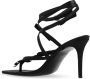 Versace Jeans Couture Zwarte Sandalen Elegante Dameshakken Black Dames - Thumbnail 5