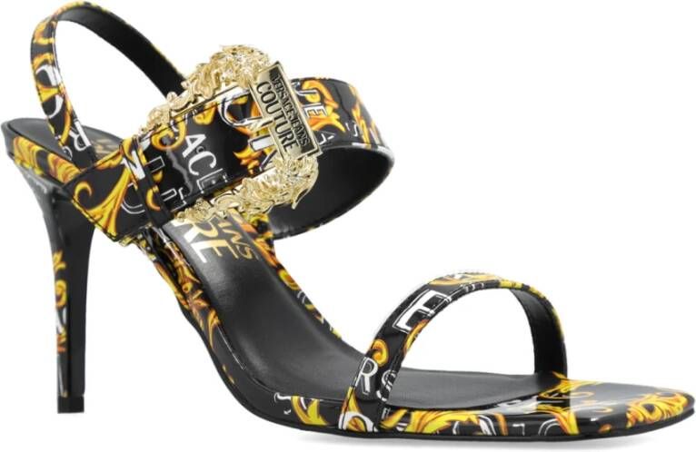 Versace Jeans Couture Sandalen met hak Black Dames