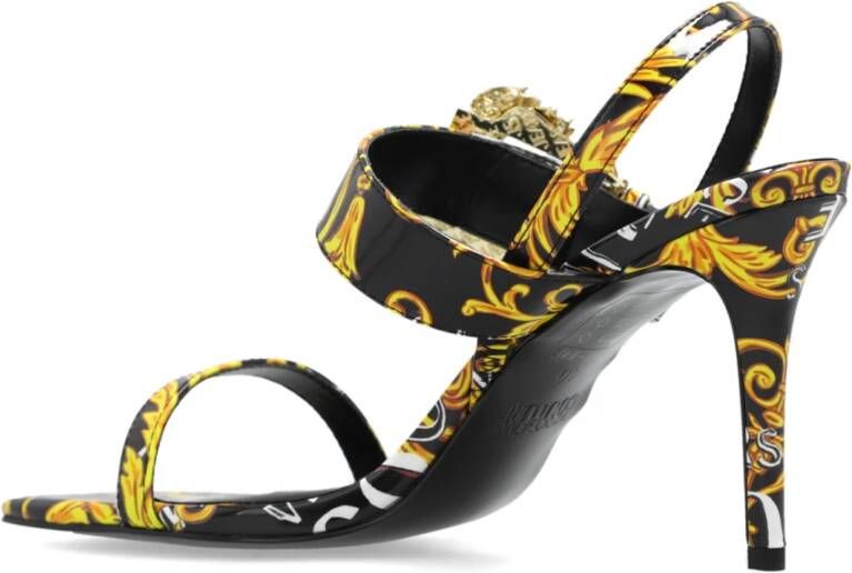 Versace Jeans Couture Sandalen met hak Black Dames