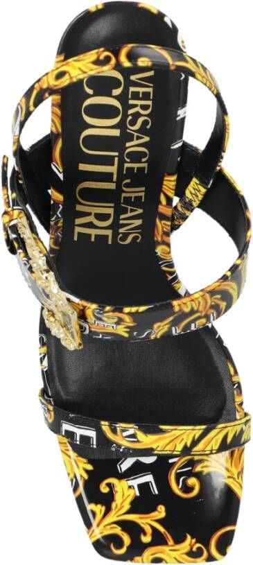 Versace Jeans Couture Sandalen met hak Black Dames