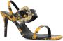 Versace Jeans Couture Zwarte Sandalen Stijlvol Model Zwart Dames - Thumbnail 7