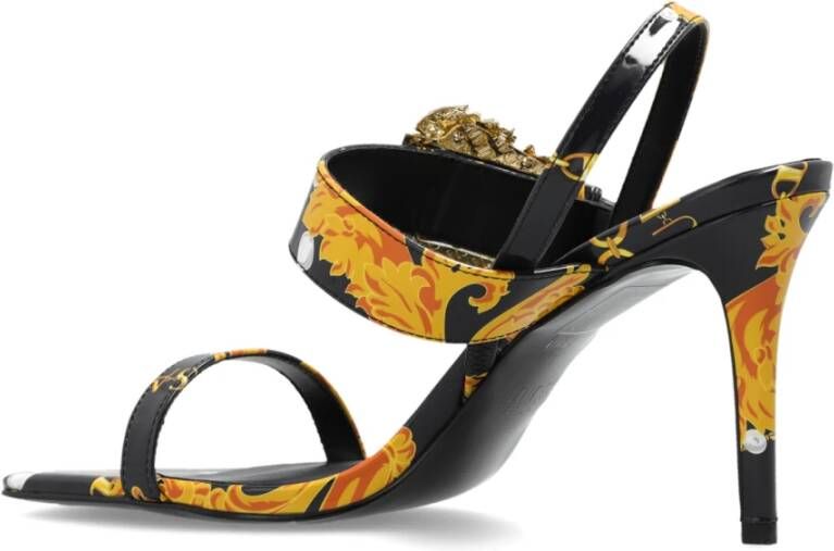 Versace Jeans Couture Sandalen met hak Zwart Dames