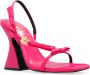 Versace Jeans Couture Sandalen met hakken van satijn Pink Dames - Thumbnail 4