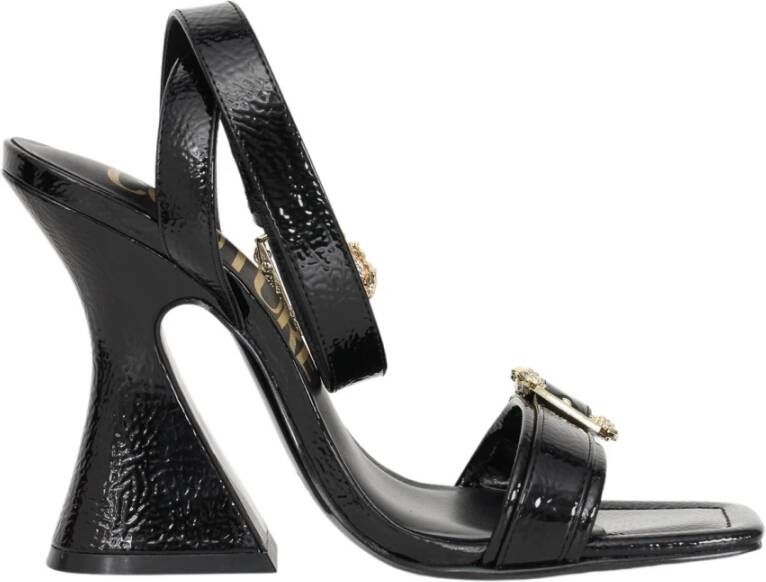 Versace Jeans Couture Sandals Black Zwart Dames