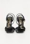 Versace Jeans Couture Zwarte Sandalen voor Stijlvolle Look Black Dames - Thumbnail 9