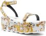 Versace Jeans Couture Multikleur Sandalen Ss23 White Dames - Thumbnail 2