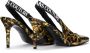 Versace Jeans Couture Zwarte Hoge Hak Sandalen Decollete Stijl Black Dames - Thumbnail 13