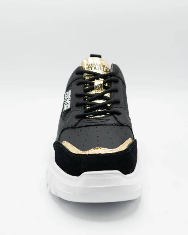 Versace Jeans Couture Scarpa Sneakers Stijlvol en Trendy Black Dames