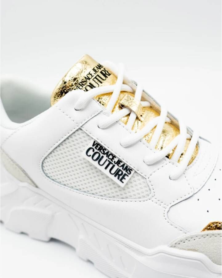 Versace Jeans Couture Scarpa Sneakers Stijlvol en Trendy White Dames