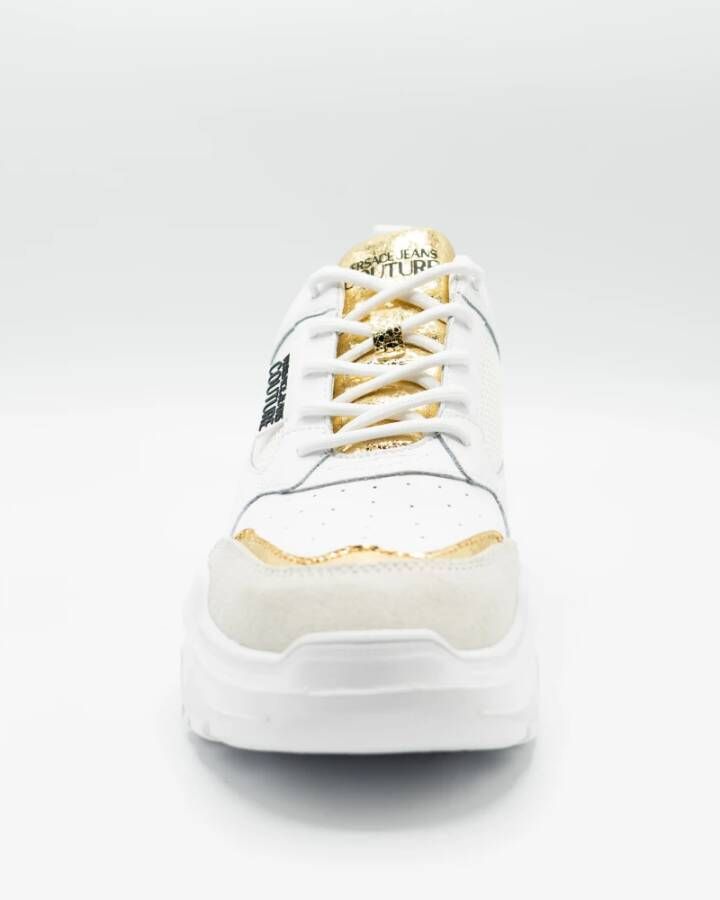 Versace Jeans Couture Scarpa Sneakers Stijlvol en Trendy White Dames