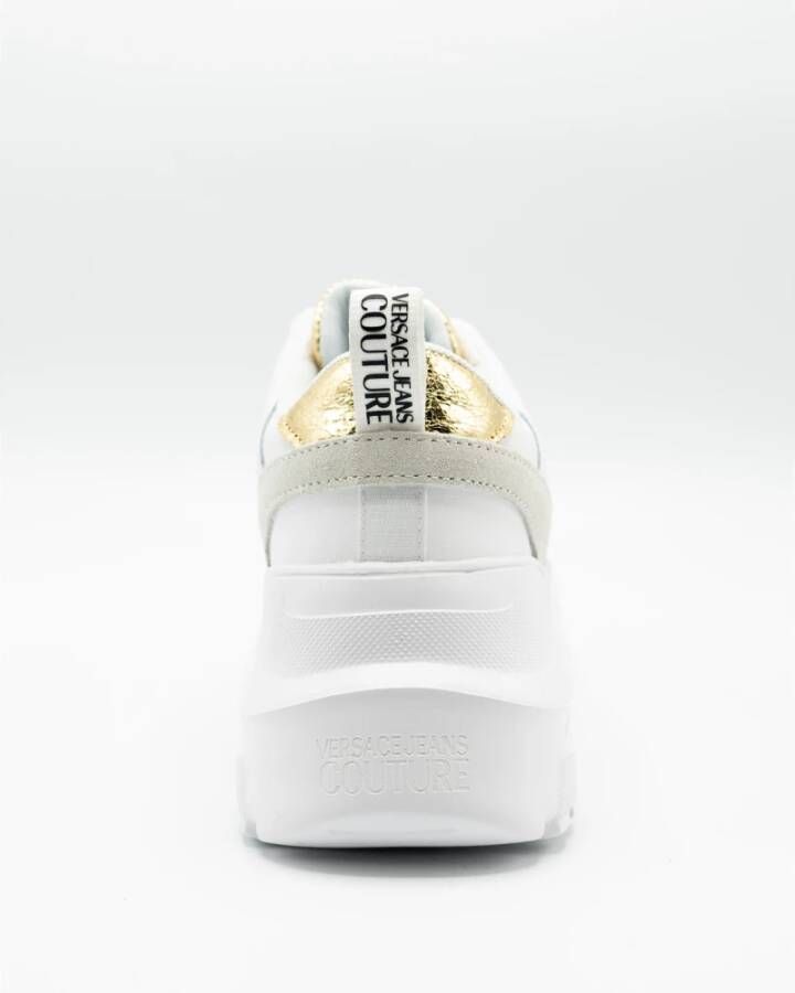 Versace Jeans Couture Scarpa Sneakers Stijlvol en Trendy White Dames