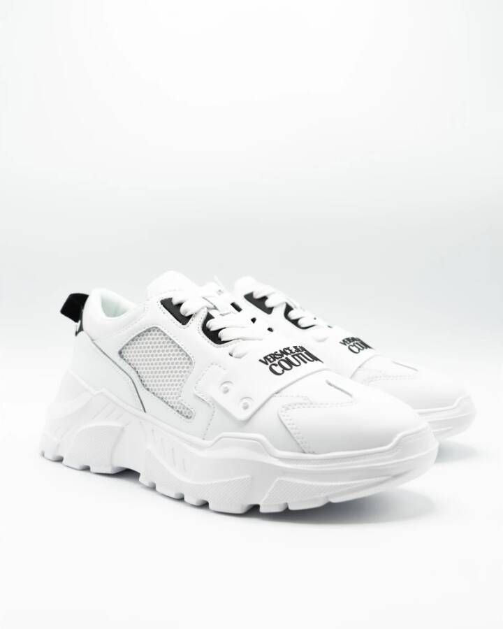 Versace Jeans Couture Scarpa Sneakers Stijlvol en Trendy White Heren