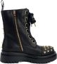 Versace Jeans Couture Heren Militair-geïnspireerde Enkellaarzen Black Heren - Thumbnail 3