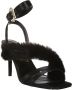Saint Laurent Boots Kiki Lace-Up Leopard-Print Ankle Boots in zwart - Thumbnail 3